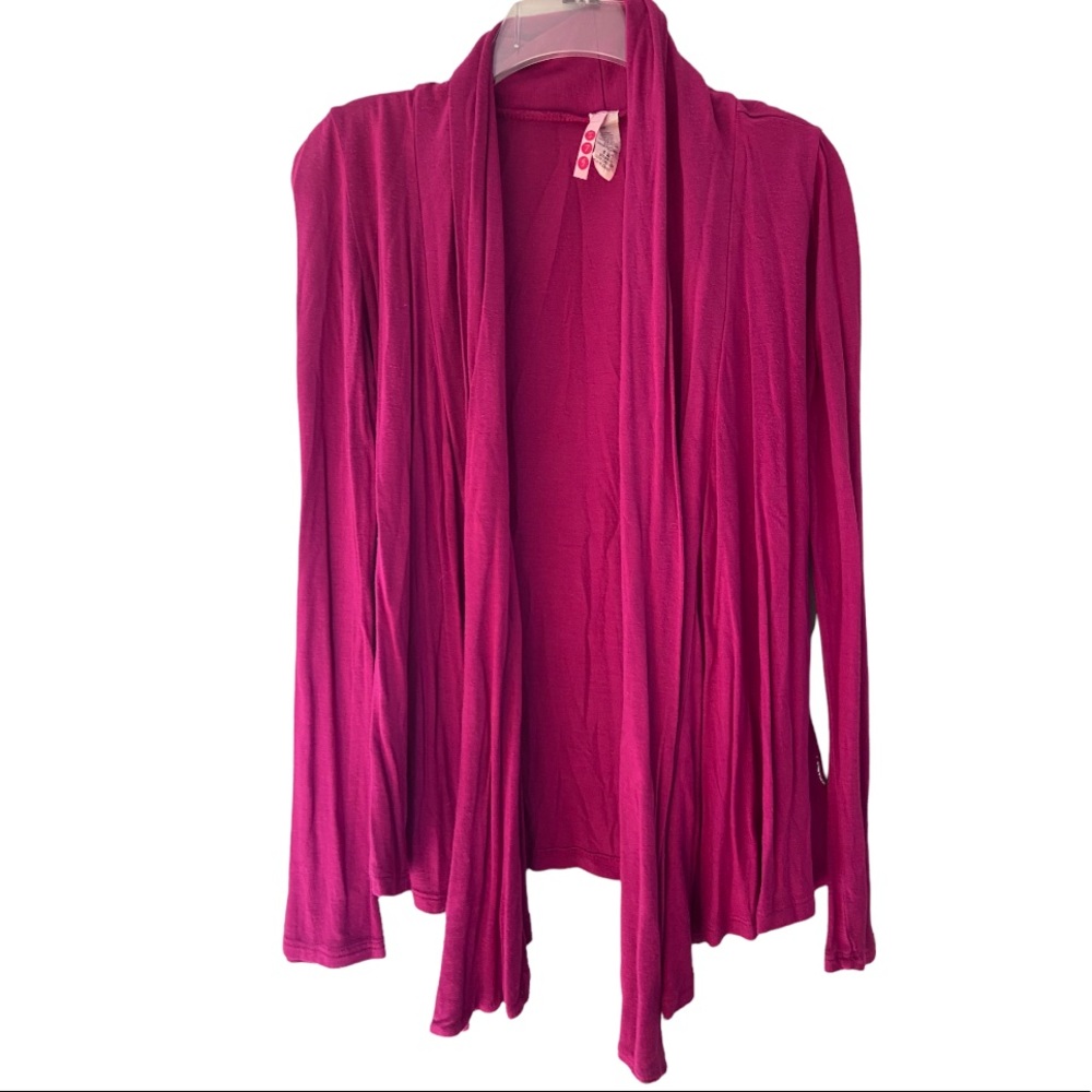 Magenta Cardigan